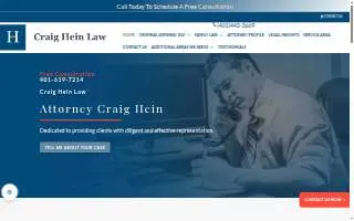 Craig Hein Law website