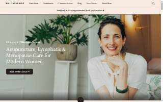 Dr. Catherine Acupuncture & Lymphatic Drainage website