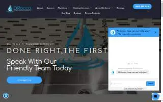 DiRocco Plumbing & Heating Services website