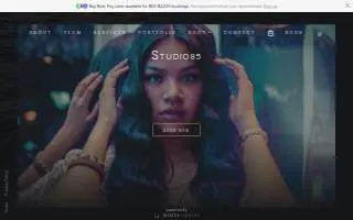 Studio85 website