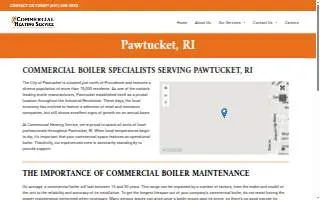 Commercial Heating Service, Inc. website