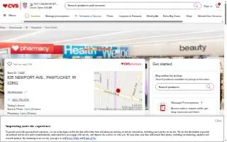 CVS Pharmacy website