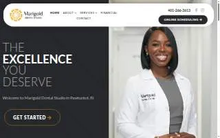 Marigold Dental Studio website