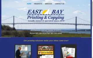 East Bay Printing & Copying of Portsmouth website