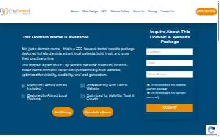 Capitol Hill Dental website