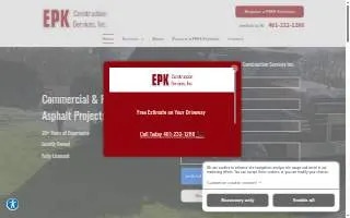 EPK Construction Services, Inc. website