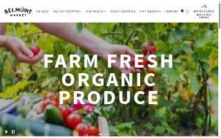 Belmont Market website