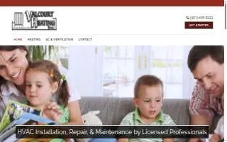 Valcourt Heating Inc. website