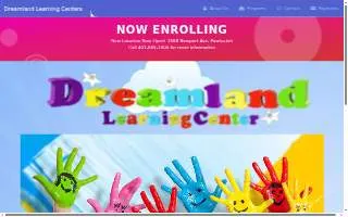 Dreamland Learning Center website