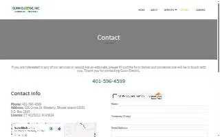 Gunn Electric, Inc. website