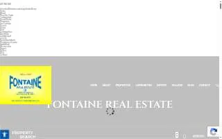 Fontaine Real Estate, Inc. website