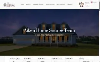 Aiken Home Source Team, Rebecca Gutierrez, Keller Williams Realty Aiken Partners website