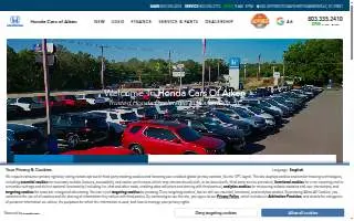 Honda Cars of Aiken website