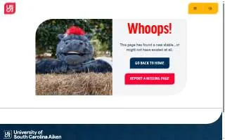 USC Aiken Dining Catering website