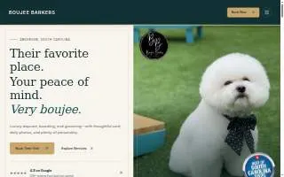 Boujee Barkers website