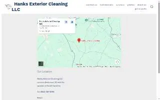 Hanks Exterior Cleaning, LLC website