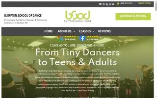 Bluffton School of Dance website
