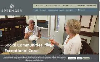 Sprenger Health Care Bluffton website