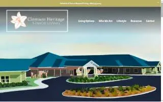 Clemson Heritage Senior Living website