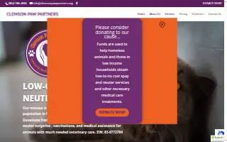 Clemson Paw Partners website