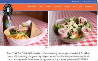 Pot Belly Deli website