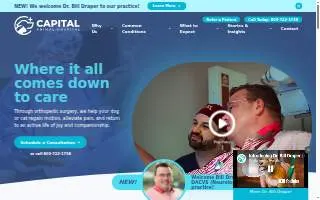 Capital Animal Hospital website