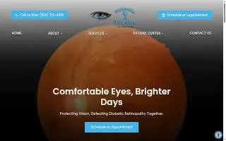 Palmetto Eye Care website