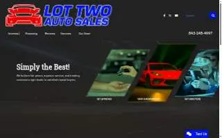 Conway Ford’s Lot Two Auto Sales website