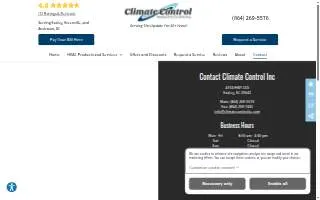 Climate Control Inc website