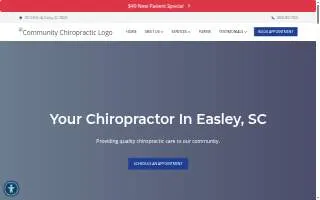 Community Chiropractic website