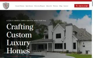 VC Custom Homes (Vicars Construction) website