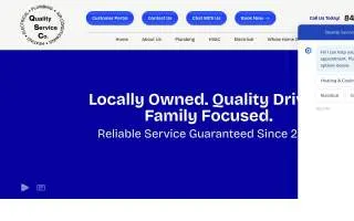 Quality Service Company website