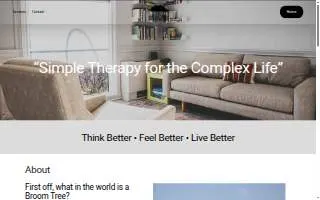 Broom Tree Counseling website
