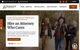 DeMott Law Firm, P.A. website