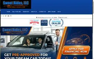 Sweet Rides, LLC website