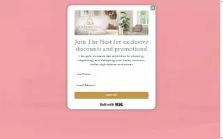 The Charmed Nest, LLC website