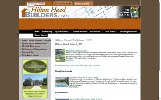 Hilton Head Builders website
