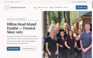 Hilton Head Dental Team website