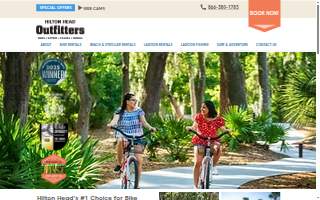 Hilton Head Outfitters & Bike Rentals website