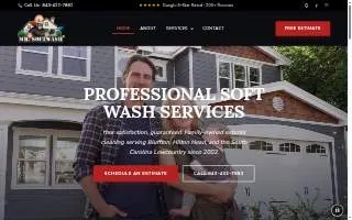Mr Softwash Power Shower LLC website