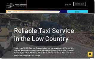 Pride Express Transportation website