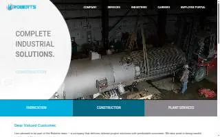 Roberts Construction Company website