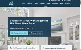 CREC Property Management of James Island website