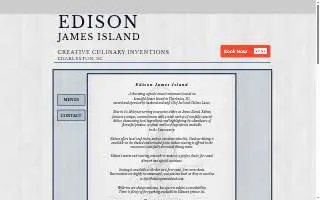 Edison James Island website