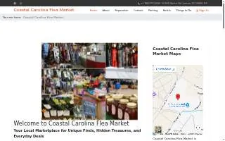 Coastal Carolina Flea Market website