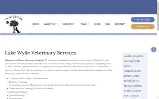 Clover Vet website