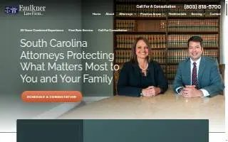 Faulkner Law Firm, LLC of Lake Wylie website