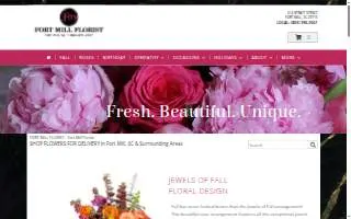 Fort Mill Florist website