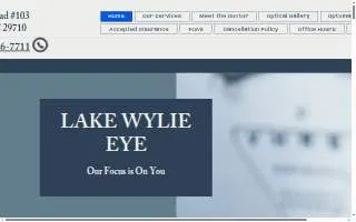 Lake Wylie Eye website