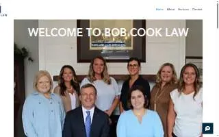 Bob Cook Law website